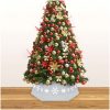 Julgranskrage silver och vit ⌀68x25 cm vidaXL – miniatyr 3