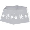 Julgranskrage silver och vit ⌀68x25 cm vidaXL – miniatyr 4