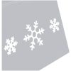 Julgranskrage silver och vit ⌀68x25 cm vidaXL – miniatyr 6
