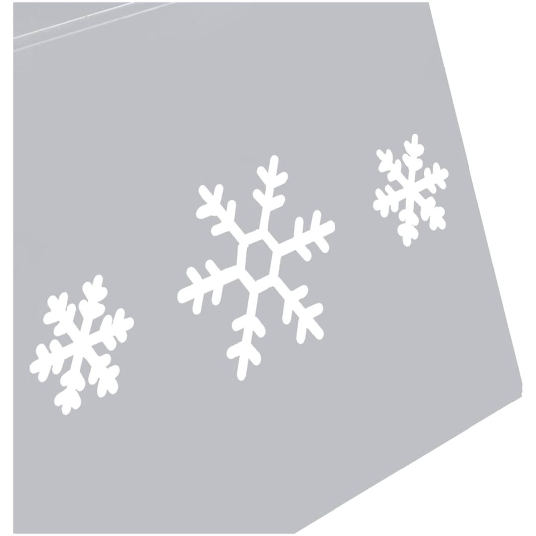 Julgranskrage silver och vit ⌀68x25 cm vidaXL – bild 6