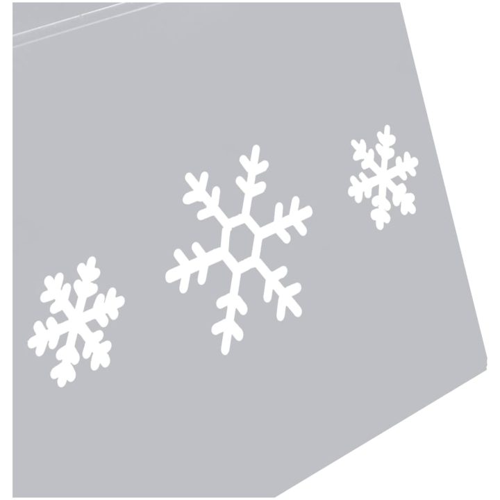 Julgranskrage silver och vit ⌀68x25 cm vidaXL – bild 6