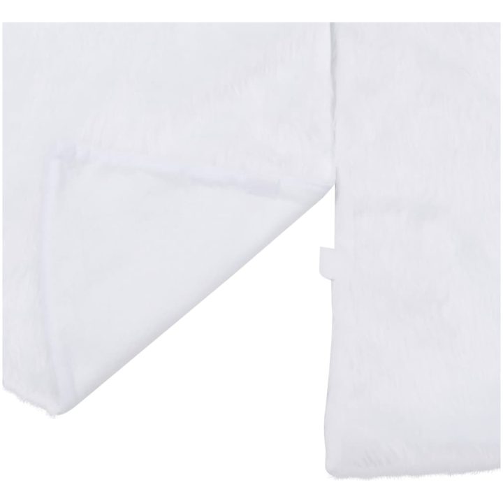 Julgranskrage vit fuskpäls vidaXL 90 cm – bild 3