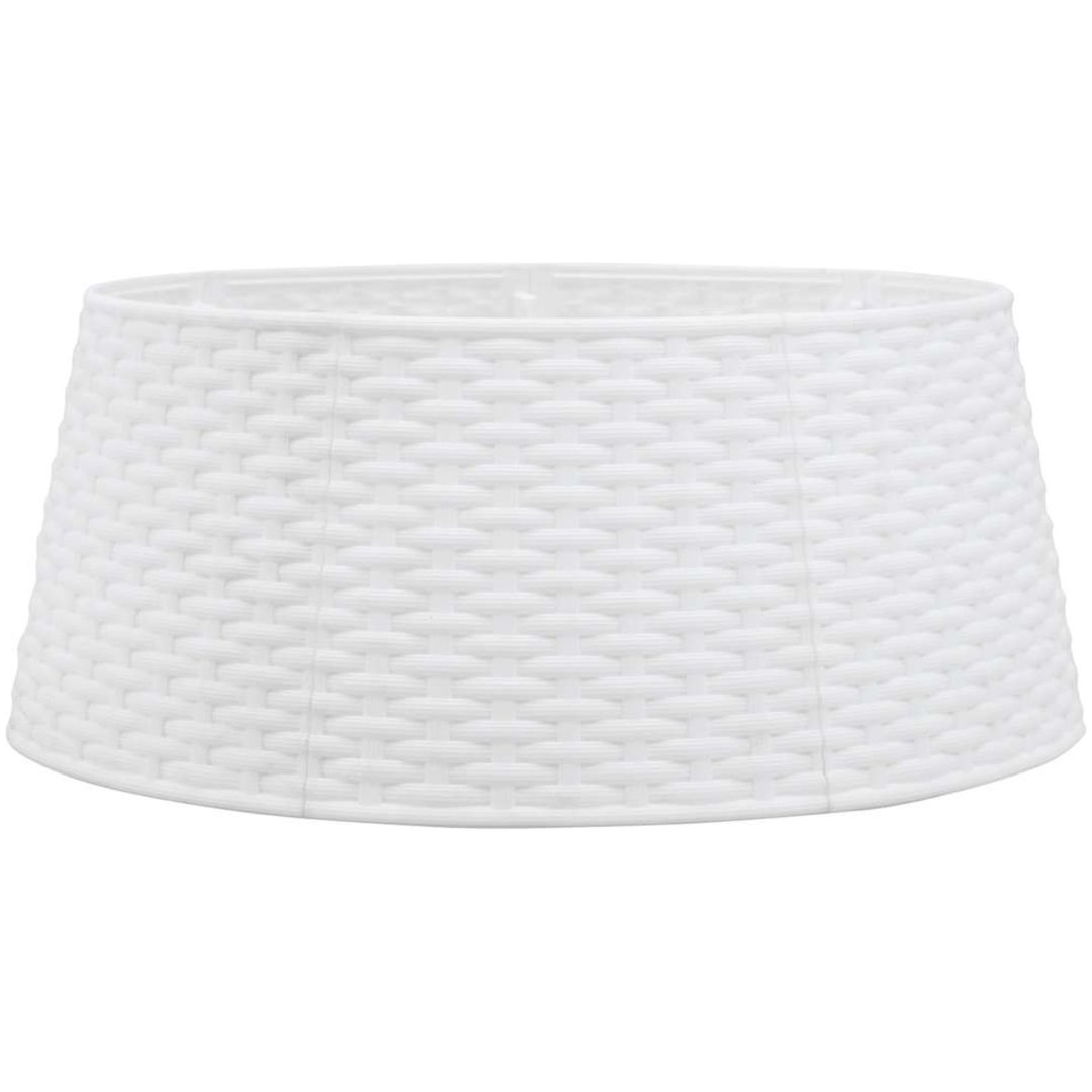 Julgranskrage vit plast vidaXL 56 x 23 cm – bild 2