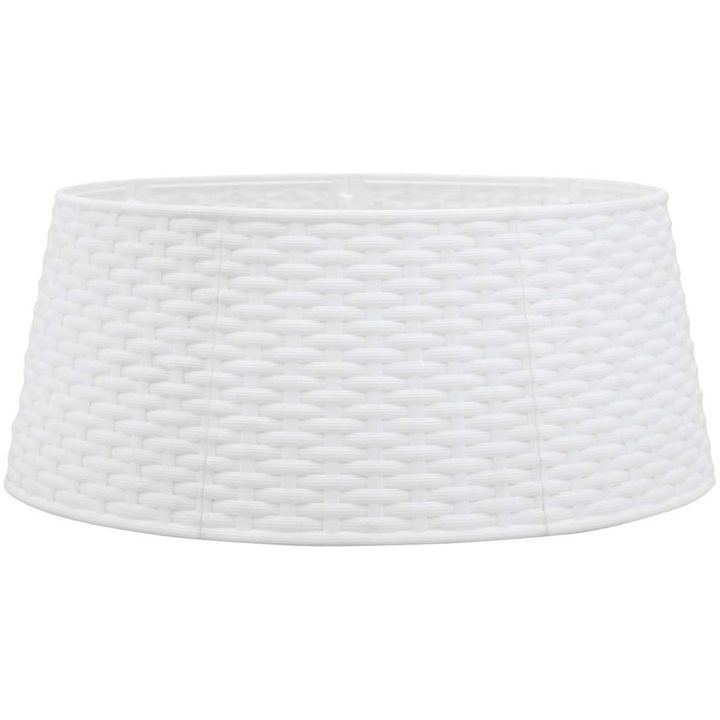 Julgranskrage vit plast vidaXL 56 x 23 cm – bild 2