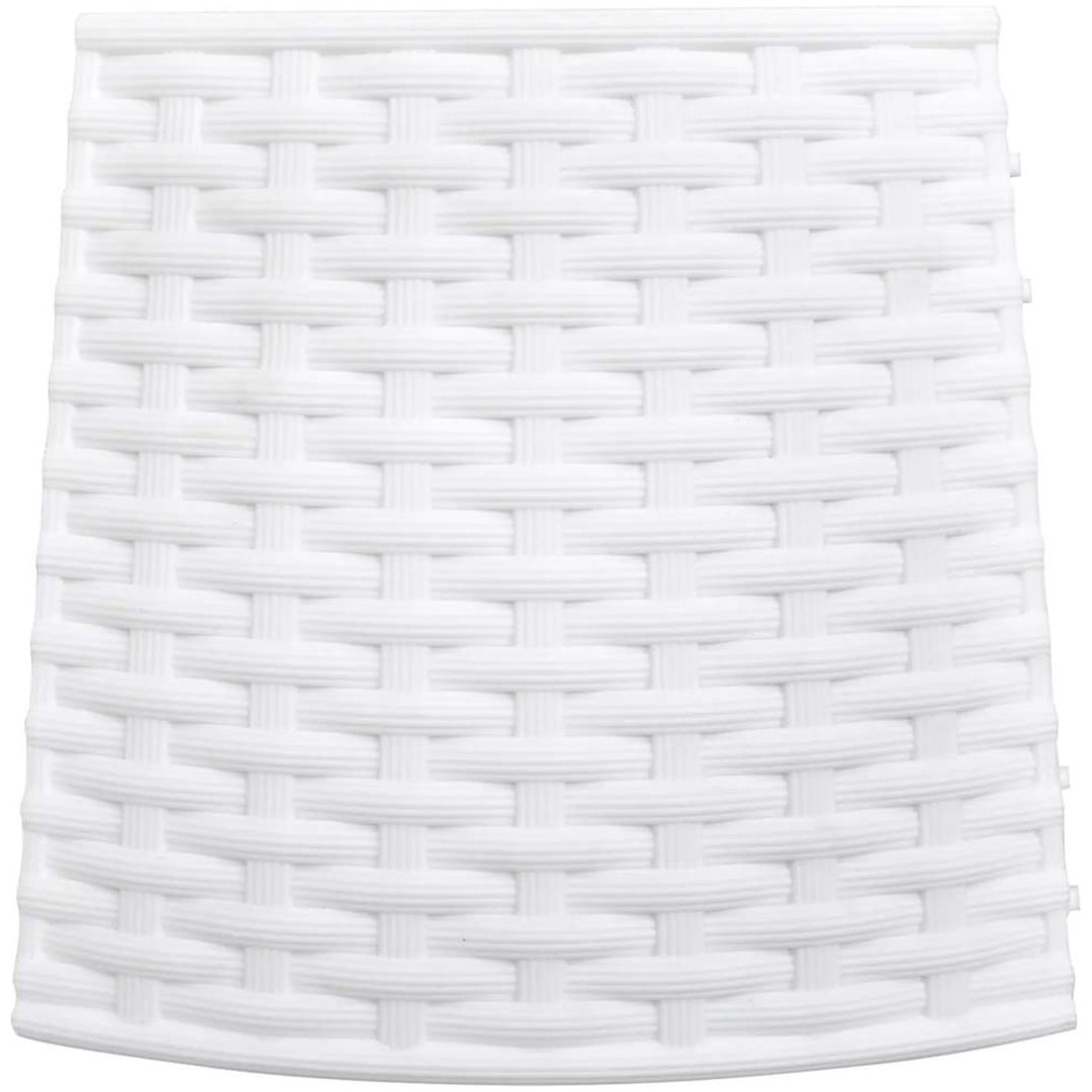 Julgranskrage vit plast vidaXL 56 x 23 cm – bild 5
