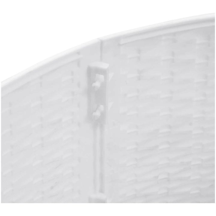 Julgranskrage vit plast vidaXL 56 x 23 cm – bild 8