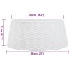 Julgranskrage vit plast vidaXL 56 x 23 cm – miniatyr 9