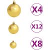 Julgranskulor 100 delar set 3/4/6 cm brun/brons/guld vidaXL – miniatyr 3