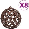 Julgranskulor 100 delar set 3/4/6 cm brun/brons/guld vidaXL – miniatyr 5