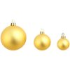 Julgranskulor 100 delar set 3/4/6 cm guld vidaXL – miniatyr 8