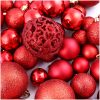 Julgranskulor 100 delar set 3/4/6 cm röd vidaXL – miniatyr 11