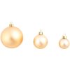 Julgranskulor 100 delar set 3/4/6 cm roséguld/guld vidaXL – miniatyr 6
