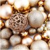 Julgranskulor 100 delar set 3/4/6 cm roséguld/guld vidaXL – miniatyr 9