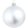 Julgranskulor 100 delar set 3/4/6 cm silver vidaXL – miniatyr 9
