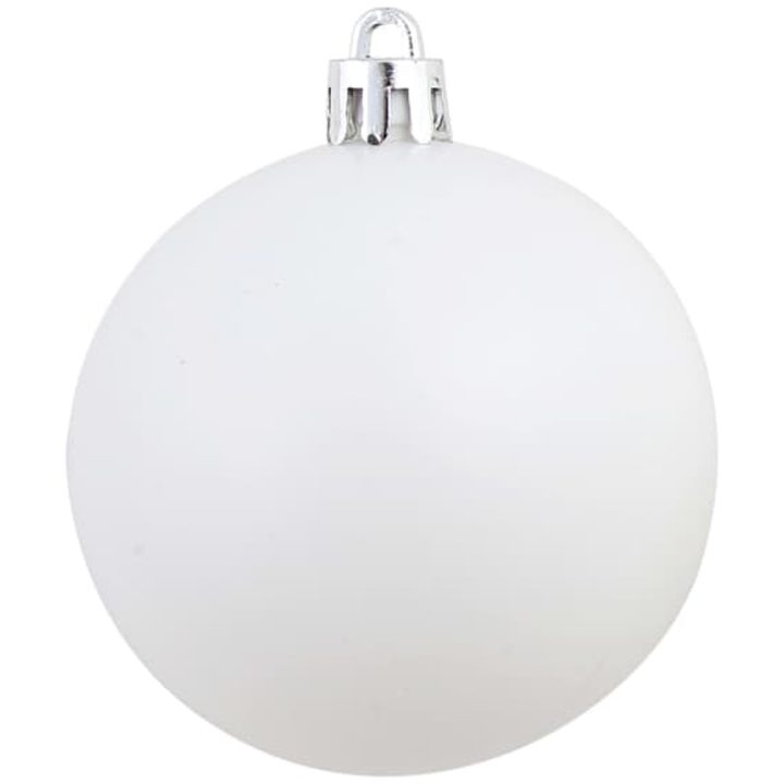Julgranskulor 100 delar set 3/4/6 cm vit/grå vidaXL – bild 7