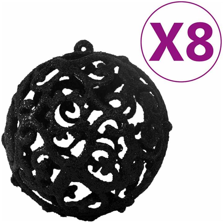 Julgranskulor 100 delar svart vidaXL – bild 4