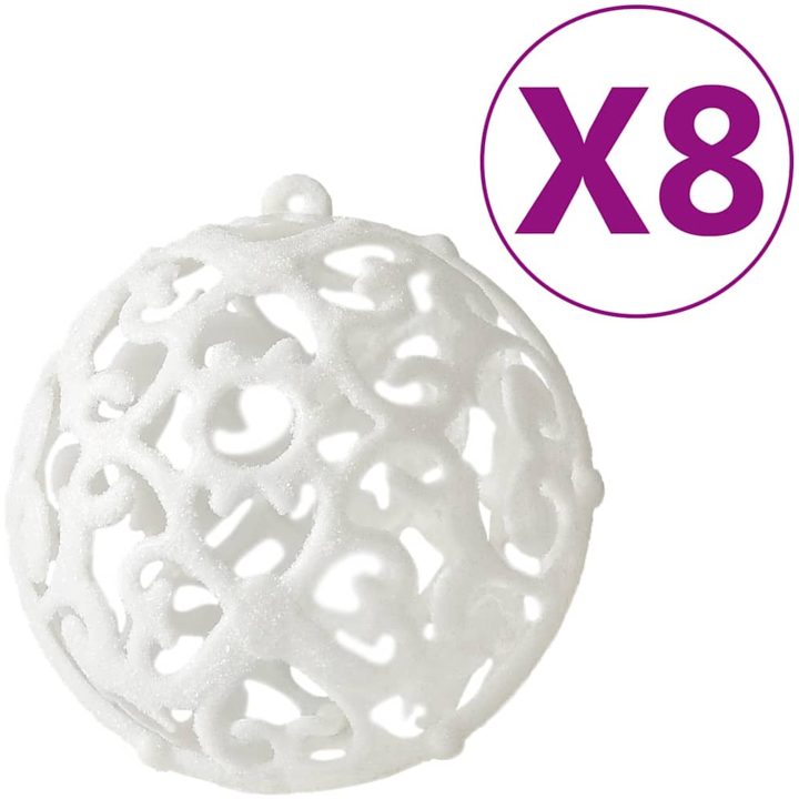 Julgranskulor 100 delar vit vidaXL – bild 4