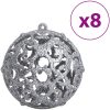 Julgranskulor 100 st blå och silver 3/4/6 cm vidaXL – miniatyr 4