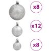 Julgranskulor 100 st blå och silver 3/4/6 cm vidaXL – miniatyr 5