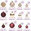 Julgranskulor 100 st chanpange och brun 3/4/6 cm vidaXL – miniatyr 9