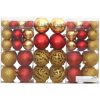 Julgranskulor 100 st guld och vinröd 3/4/6 cm vidaXL – miniatyr 3