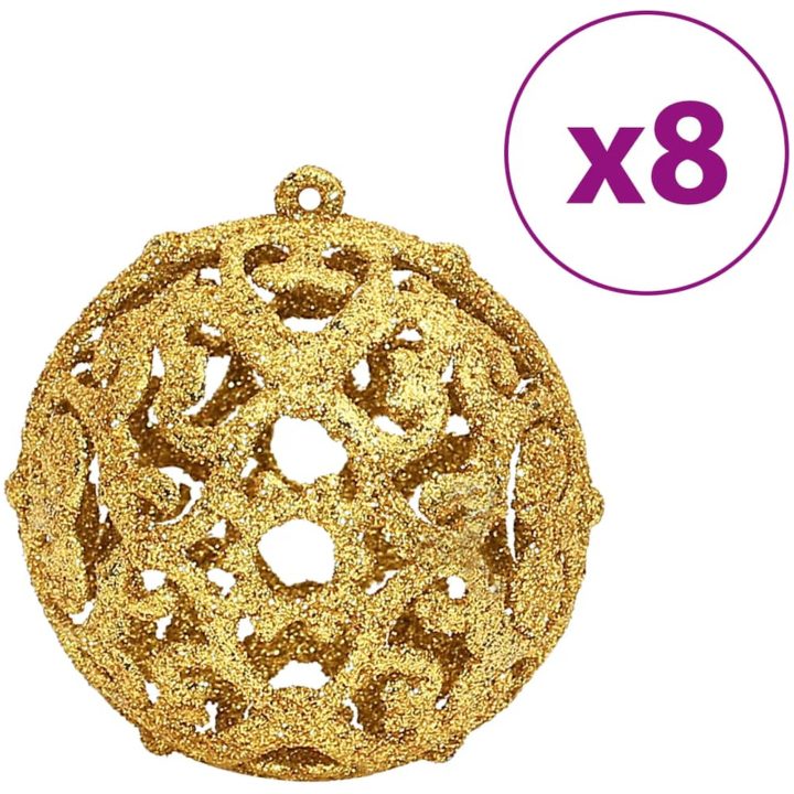 Julgranskulor 100 st guld och vinröd 3/4/6 cm vidaXL – bild 4