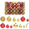 Julgranskulor 100 st guld och vinröd 3/4/6 cm vidaXL – miniatyr 1