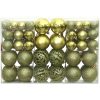 Julgranskulor 100 st ljusgrön 3/4/6 cm vidaXL – miniatyr 2