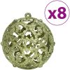 Julgranskulor 100 st ljusgrön 3/4/6 cm vidaXL – miniatyr 4
