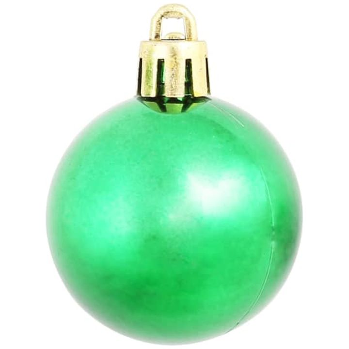 Julgranskulor 100 st röd/guld/grön vidaXL – bild 8