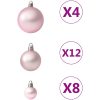 Julgranskulor 100 st rosa vidaXL – miniatyr 8