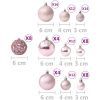 Julgranskulor 100 st rosa vidaXL – miniatyr 9