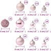 Julgranskulor 100 st rosa vidaXL – miniatyr 10