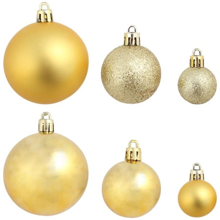 Julgranskulor 100 st silver/guld vidaXL – bild 8
