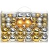 Julgranskulor 100 st silver/guld vidaXL – miniatyr 1