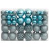 Julgranskulor 100 st turkos 3/4/6 cm vidaXL – miniatyr 2