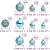 Julgranskulor 100 st turkos 3/4/6 cm vidaXL – miniatyr 8