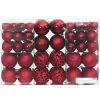 Julgranskulor 100 st vinröd 3/4/6 cm vidaXL – miniatyr 4