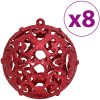 Julgranskulor 100 st vinröd 3/4/6 cm vidaXL – miniatyr 5