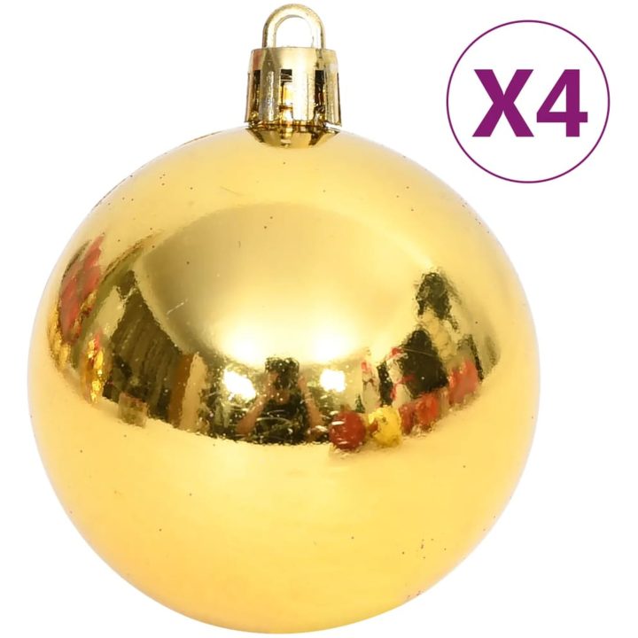 Julgranskulor 108 st guld och röd vidaXL – bild 4
