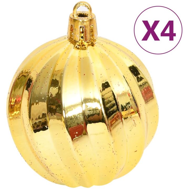Julgranskulor 108 st guld och röd vidaXL – bild 5