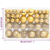 Julgranskulor 111 delar guld polystyren vidaXL – miniatyr 11