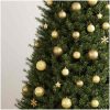 Julgranskulor 111 delar guld polystyren vidaXL – miniatyr 3