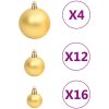 Julgranskulor 111 delar guld polystyren vidaXL – miniatyr 5