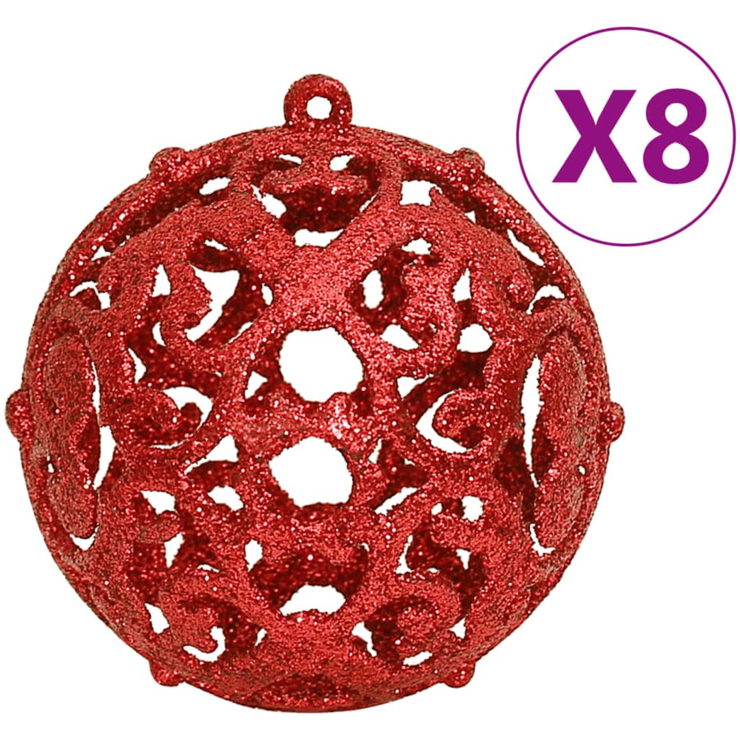 Julgranskulor 111 delar röd polystyren vidaXL – bild 4