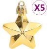 Julgranskulor 111 delar röd/grön/guld polystyren vidaXL – miniatyr 11