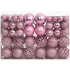 Julgranskulor 111 delar rosa polystyren vidaXL – miniatyr 3
