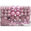 Julgranskulor 111 delar rosa polystyren vidaXL – miniatyr 4
