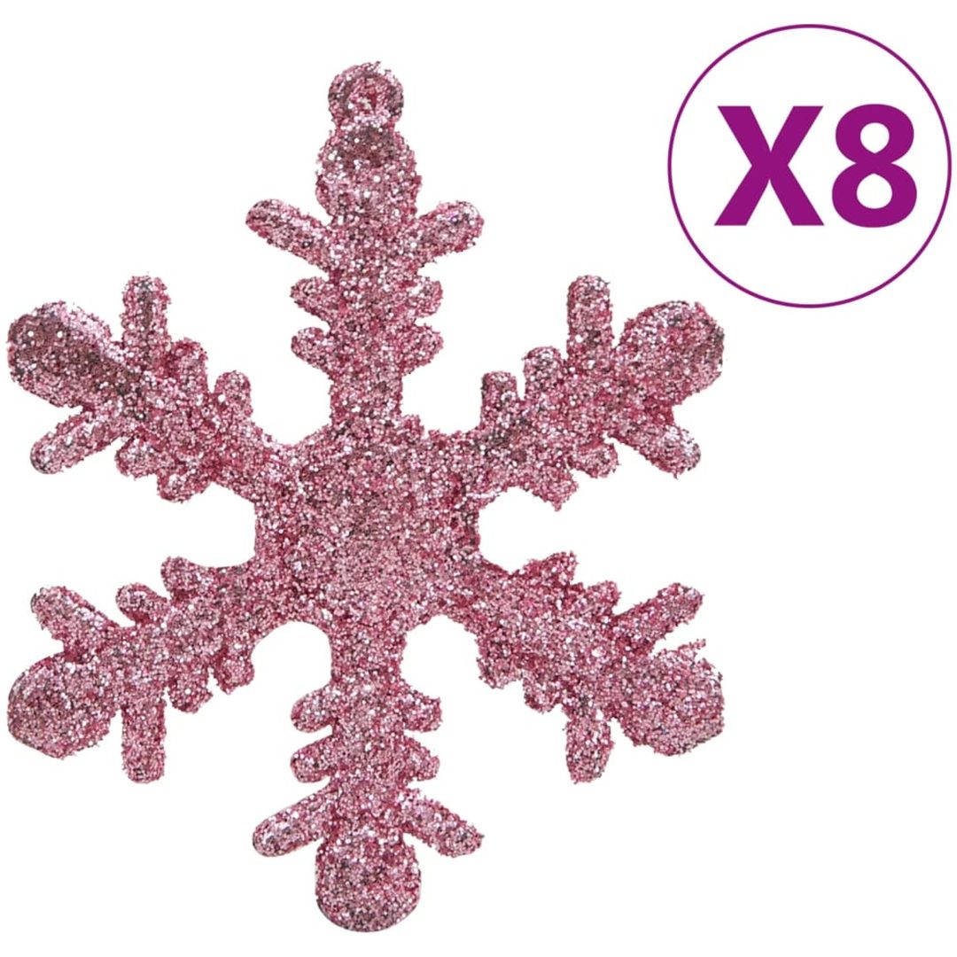Julgranskulor 111 delar rosa polystyren vidaXL – bild 10