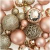 Julgranskulor 111 delar roséguld polystyren vidaXL – miniatyr 10